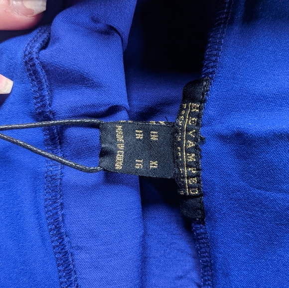 Royal blue Pencil skirt with front slit NWT - Picture 2 of 3